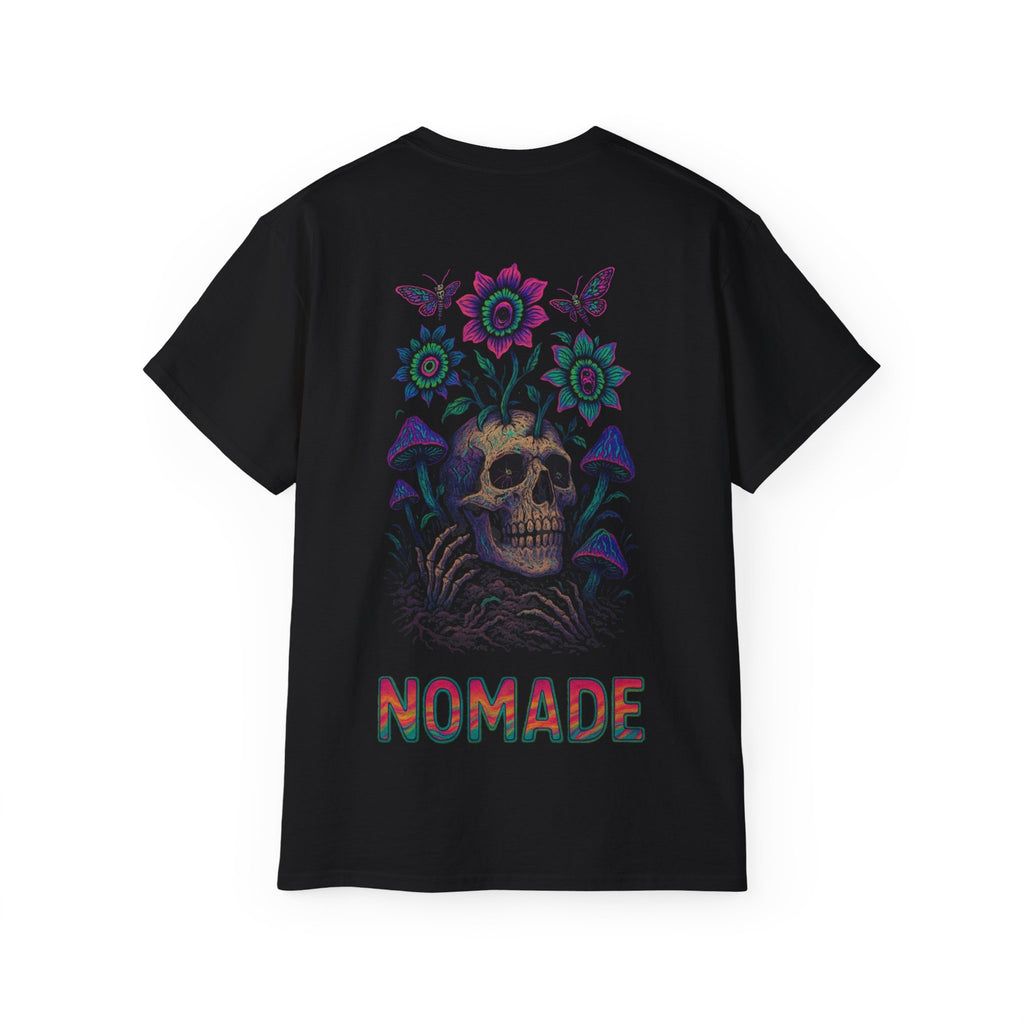 T-Shirt Skull Flower LLUSION