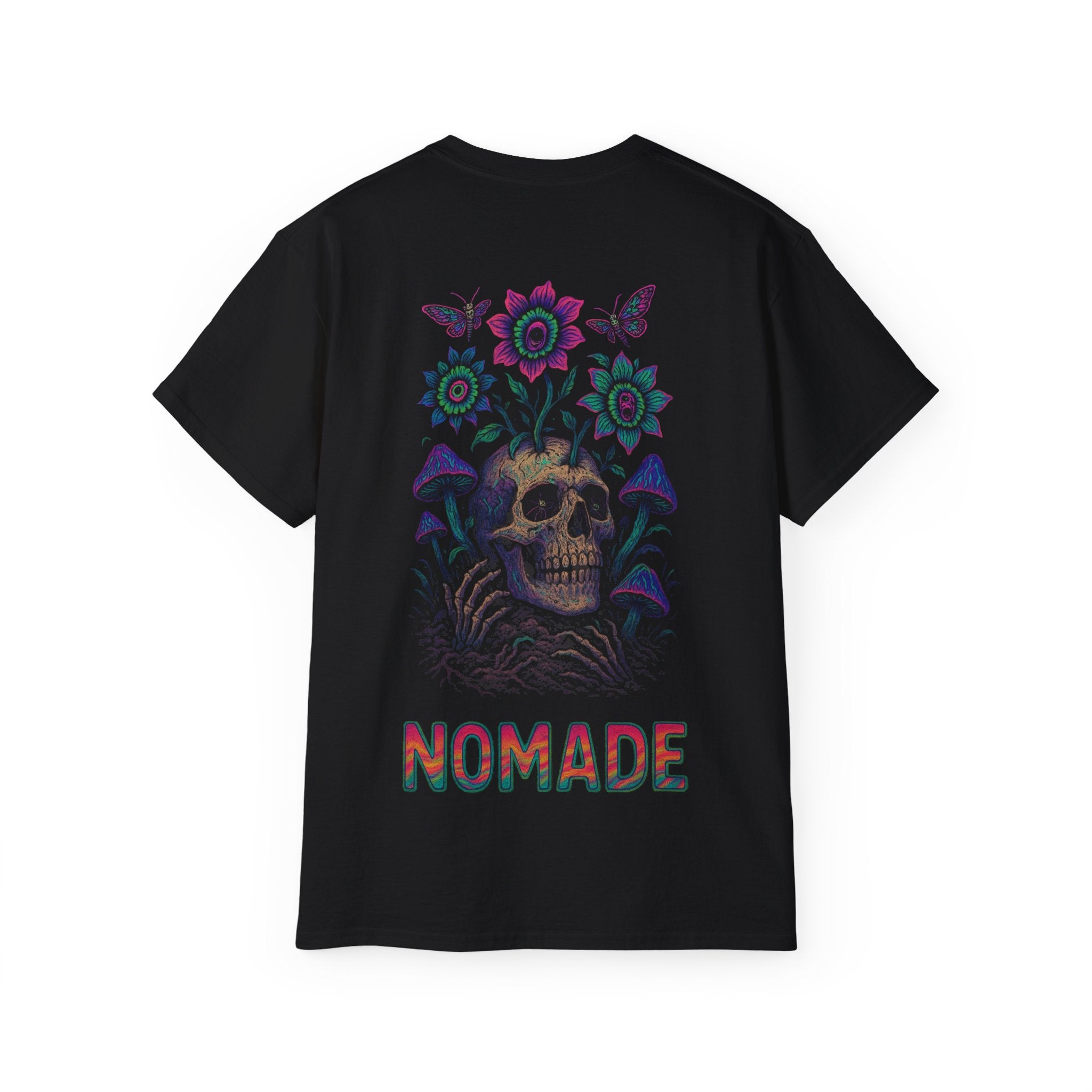 T-Shirt Skull Flower LLUSION