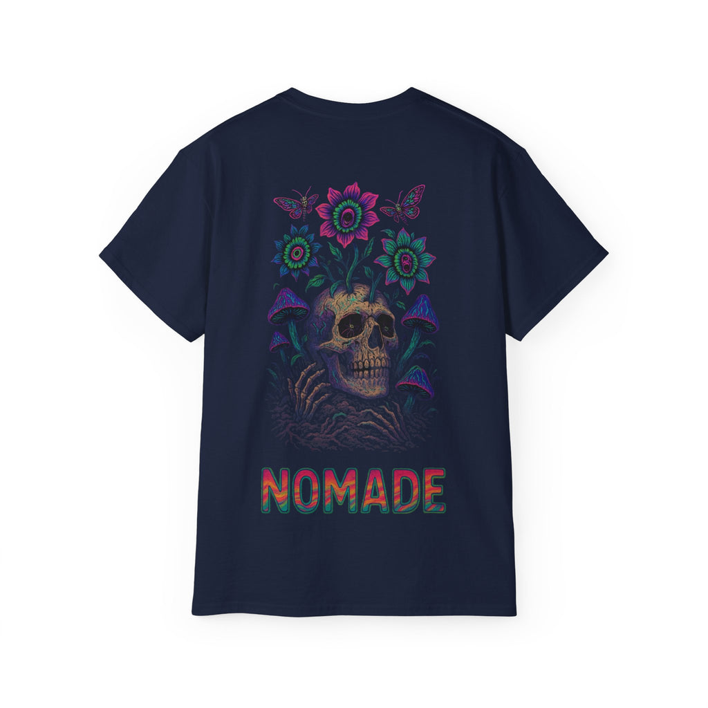 T-Shirt Skull Flower LLUSION
